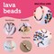 Incraftables Rock Lava Beads for Jewelry Making Bulk (600pcs). Black & Colored Lava Stone Beads (8mm, 6mm & 4mm) with Chakra & Spacer Beads. Best Natural Stone Beads for Bracelets Making (Gemstone)